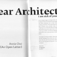 Dear Architects, I am sick of your shit. Dear Architects, I am sick of your shit.