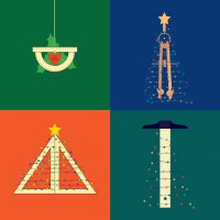 6 Architectural Christmas Posters and DIY Cards 6 Architectural Christmas Posters and DIY Cards