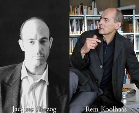Rem Koolhaas and Jacques Herzog Separated at Birth Famous Architects Separated at Birth