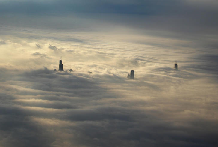 芝加哥摩天大楼云