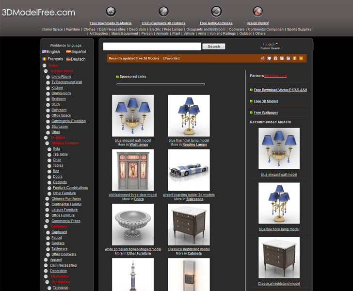 8 Excellent Free  3D  Model  Websites For 3D  Studio Max 