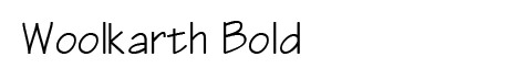 woolkarth bold font