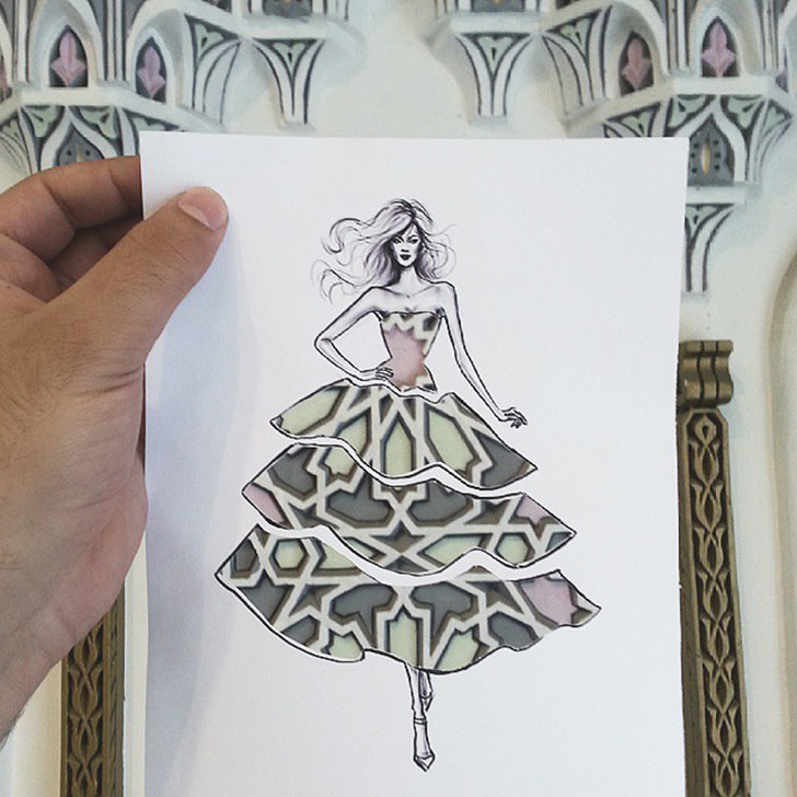 Architecture and Fashion Cut Out